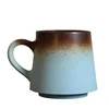 Pravite two tone color different classic ceramic coffee shop mugs use