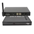 ZC-H190DL Fanless 2 RS232 Ports Dual LAN Mini Box PC J1900 CPU Embedded Box Computer