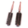 Women and Men Blow Drying to Style Curl and Dry Hair 100% Natural Boar Bristles Hair Brush wooden hair comb