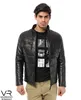 Hoodies Leather Jacket Bomber Model