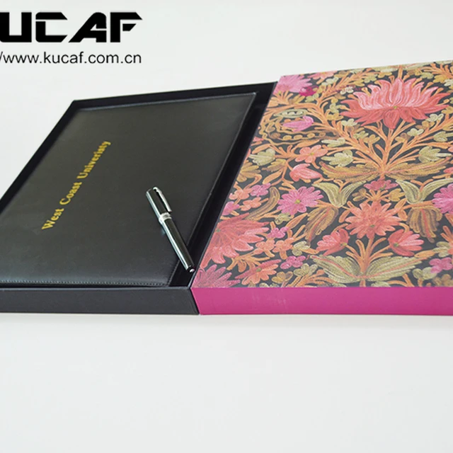 custom notebook journal with pen gift set