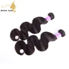 Best selling product for Salon colorable single donor full thick human hair bundles malaysian body wave
