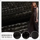 Decorative Laser Mesh Embroidered Leather Fabric