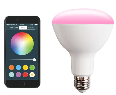 Indoor led lights -Zigbee smart home -smartphone control -app dimming & muliticolored zigbee light bulb 9w - ANKUX.COM