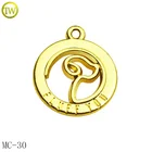 Men's Enamel Charms Custom Cute Enamel Metal Jewelry Tags Custom Made Logo Metal Charms For Gift