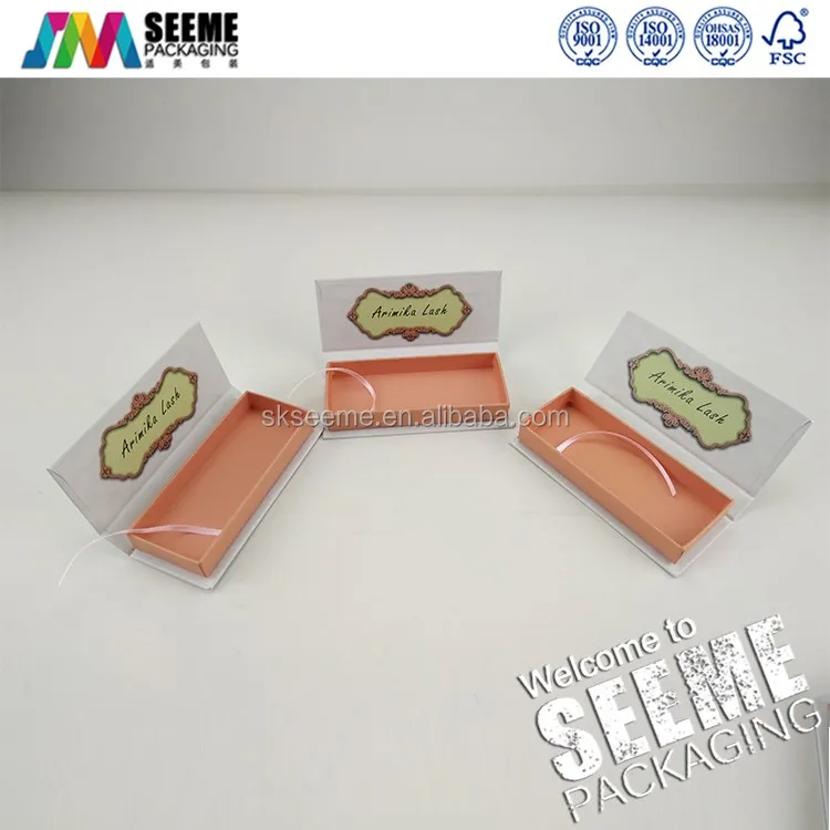 customized elegant gift paper box false eyelash boxes