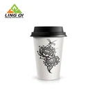 China Supplier Pattern customized mug fashion plastic coffee cup