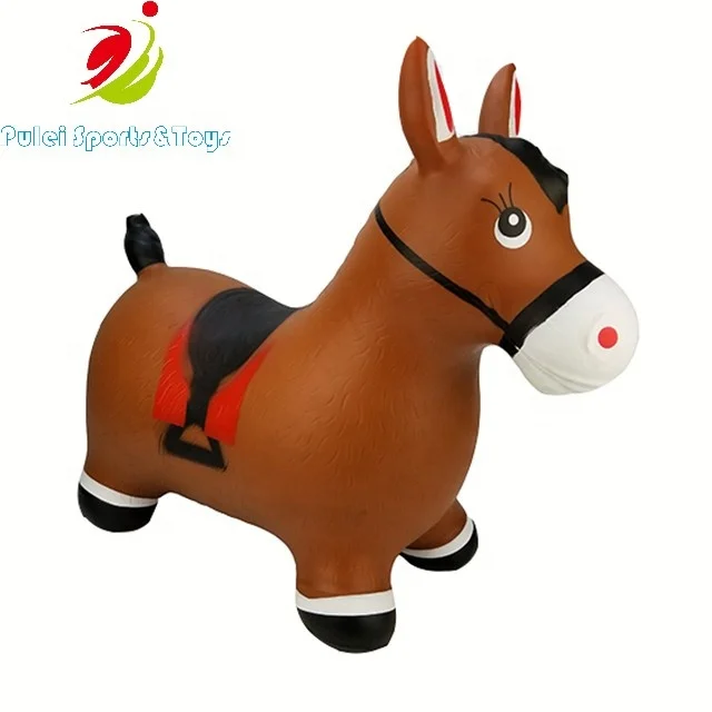 PA1604 Pulei Sports PVC Animal Hopper Bouncy Ride Horse
