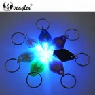 Christmas Gift Plastic Mini Blue Light LED Keychain Torch LED Keyring Light