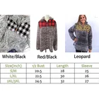 Women Hot Sale Personalized Zip Neck Fleece Sweatshirt Buffalo Check Sherpa Pullover