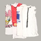 White Print T-shirt Recycled Textile Material Mills Waste Rags Fabric Textile Cotton Printed