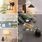 Warm E26 Lamp 6W A19 Dimmable Filament Edison LED Bulb Decorate Home Restaurant