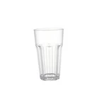 Delicate plaid engraved shape funny 360ml beverage beer rum water glass plastic cup