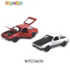 China toy manufacture good price 1:28 scale four open door pull back alloy toy diecast model car