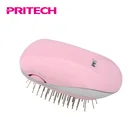 PRITECH Factory Made Private Label Pink Ionic Compact Hair Brush