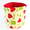 Doctorhome new hot selling kitchen food storage red round cotton bread basket