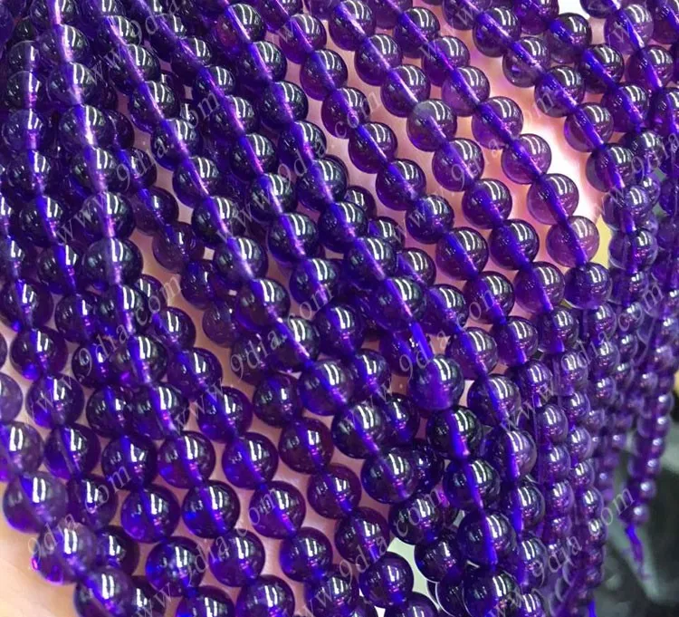 High Quality Amethyst Crystal Bead Bracelet Classic Religious Star Number Pattern Wedding Party Gift for Special Occasions