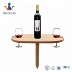 Nature Color Outdoor Picnic Wooden Wine Glass Holder