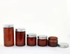 5 Size Amber Mason Jar Candle with metal lid Scented Candle 4 5 7 Ounce Long Lasting Paraffin or Soy Wax Blend