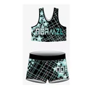 Normzl Design Wholesale Green Practice Costume Girl Uniform Cheerleaders