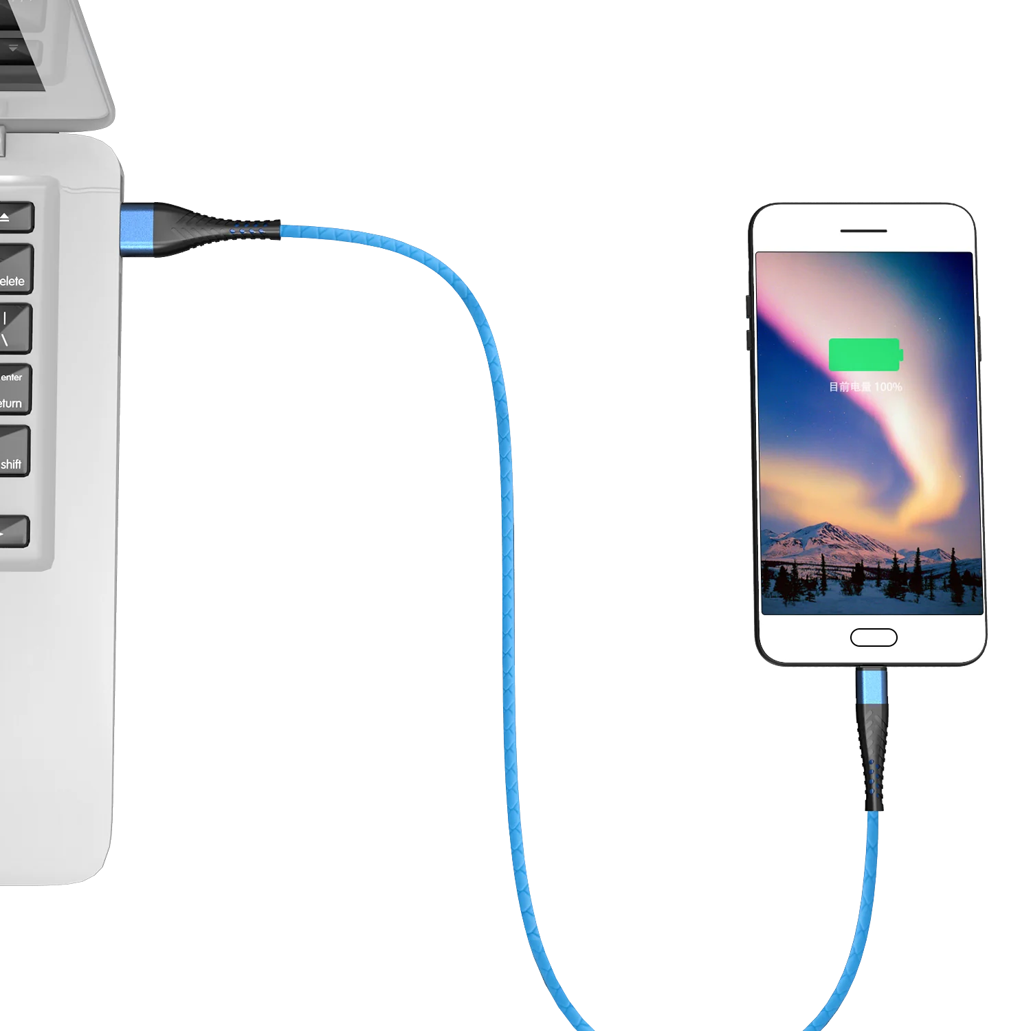 Wholesale mobile phone fast charging custom charger data Charging USB Cable for Samsung Mobile phone - ANKUX.COM