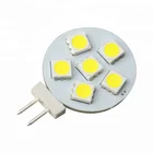 ランプ cob 1 ワット ba9s 車の led G4 6SMD 5050 28 ボルト g4 電球
