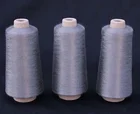 metallic electrical conductivity metal heat resistant sewing stainless steel signal transmission fibre yarn