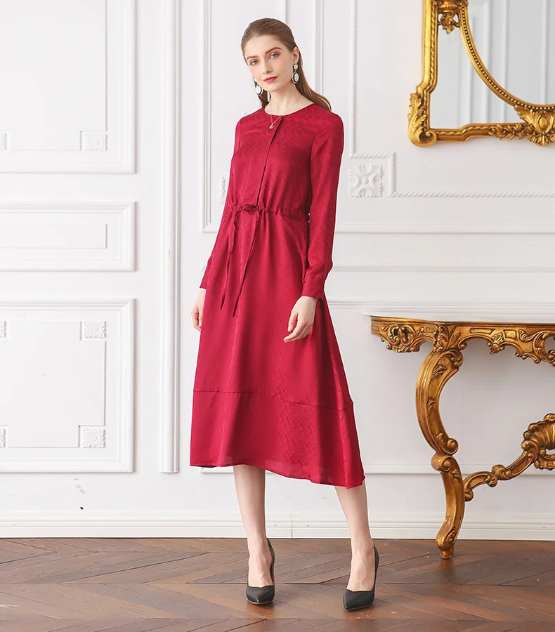red velvet tunic dress