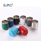 12oz Powder Coating Stainless Steel Wine Tumbler 9oz Insulated Travel Coffee Cup