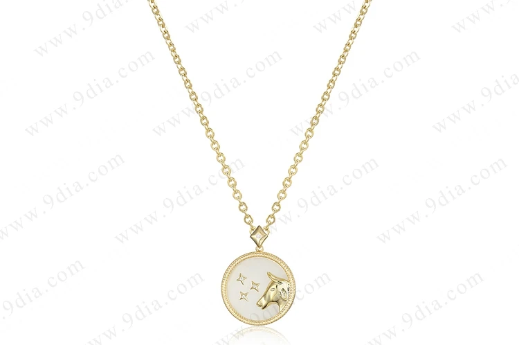 New Arrival 925 Sterling Silver Jewelry and Pave Stones Heart Necklace