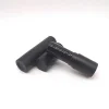 Wholesale high quality stock round black lipstick tube cosmetic packaging for lip balm matte black lipstick container
