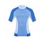 Lady UPF 50 uv rash shirt short sleeve beach sun protection women rash guard