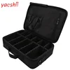 Yaeshii beauty cosmetic different layers portable canvas makeup case in small ,medium, big size makeup bag