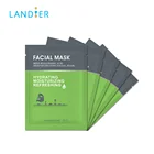 cosmetic skin care facial mask Mint Hyaluronic Acid Deep Hydrating Moisturizing Face Sheet Mask