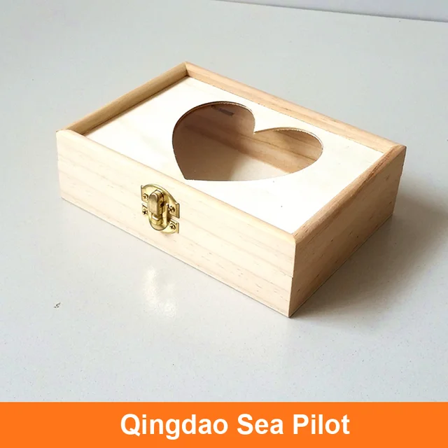 handmade elegant wooden gift boxed with lid for wedding and home