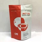White plastic aluminum foil zipper packaging bag stand up pouch manufacturer bolsa custom doy pack for packing MCT oil