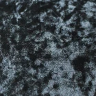 Factory Polyester Stretch Black KS Velour Fabric Spandex Korea Crushed Ice Velvet Fabric For Garments/Dresses