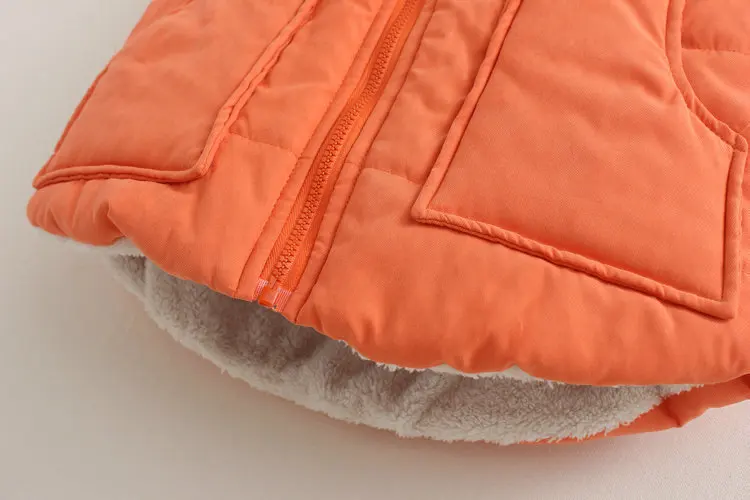 2014 new fall and winter hooded cotton vest with Japanese models hit the color sherpa cotton vest for women factory direct
