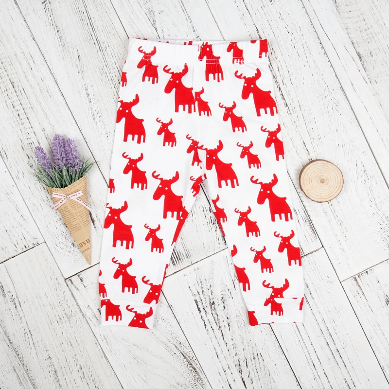 Newborn Baby Boys Clothes Set 2Pcs Christmas Striped T-shirt Top +Deer Pants Autumn Long Sleeve Outfits Girls Clothing Suits (7)