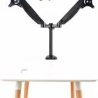 Dual Monitor Mounts Monitor Arms Stand Support, Full Motion Swivel gas spring for 17''-27'' LCD Computer vesa Monitor