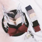 Women sexy girl's underwear comfortable and breathy plus size sexy fancy hot panty bra set