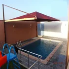 Roll packed waterproof sun shade net with LDPE coating in surface