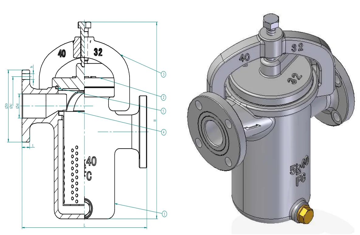 jis f 7209 shipbuilding-simplex oil strainer