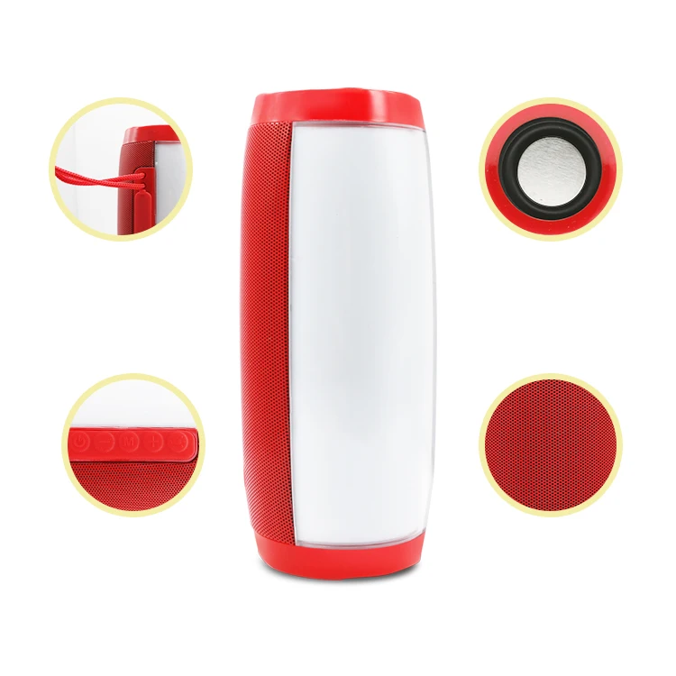 Speaker with Loud Stereo Sound and LED light Hi-Fi wireless bluetooth speakers for Mobile Phone - ANKUX.COM