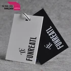 Best selling coated paper printed hangtag/paper hangtag/jeans hangtag design