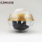 recycle good quality ball shape plastic capsule container