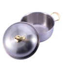 Excellent High-performance kitchen triply stainless steel dutch oven set sale