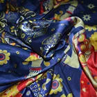 printed fabric/textile digital print silk for scarf dress kerchief