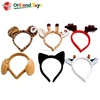 Cat Mouse Ears Headband Party Favors Toy Costume Puffy Red Polka Bow