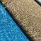 High quality manufacture yarn dyed burnout silk floral linen fabric for bag curtain